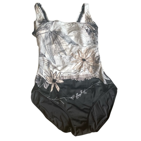 Profile by Gottex Vintage Beaded Swimsuit One Piece 14 - Picture 2 of 8